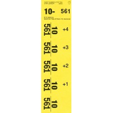 Giant Number Strip Tags